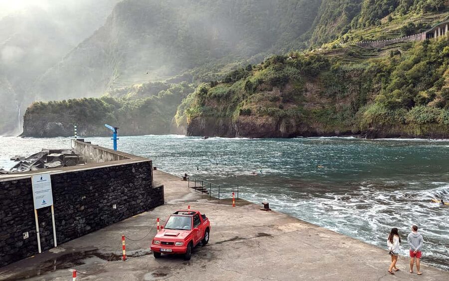 North Express: Half-day Private Jeep Tour - Ribeira da Janela: volcanic rock formations and a rugged coastline moment