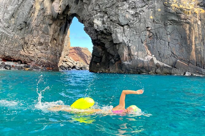 Open-Water Swimming in Madeira - Gear that improves your confidence: buoy, cap, and close guidance