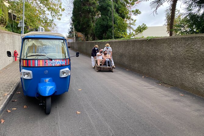 Private Express Tuk Tuk Tour Funchal Old Town & Toboggans - The Toboggan Express downhill ride, what to expect in real life