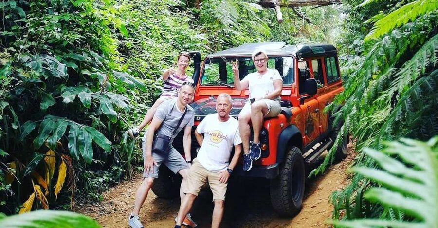Private Jeep Tour West-Side Natural Pools - Terrace Farming Roads and the Climb Up Toward Fanal