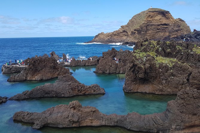 Private Tour West Madeira - Stop 1, Porto Moniz Natural Swimming Pools: your 1-hour “ocean does the carving” stop