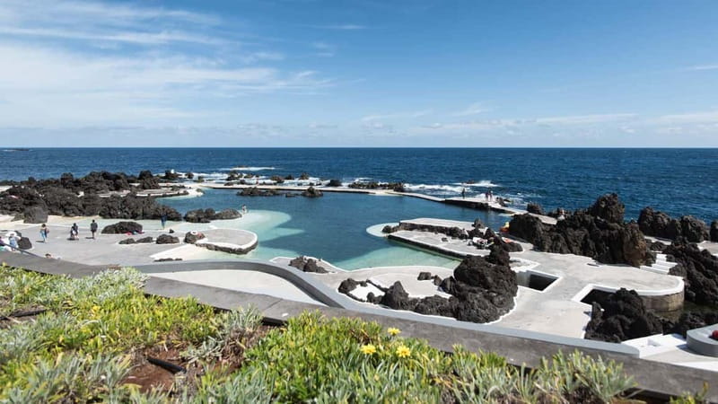 Private Vespa West Tour-Seixal,São Vicente,Porto Moniz(4hr) - Porto Moniz: lava pools as the emotional finish