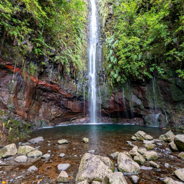 Rabaçal: 25 Fontes & Risco Levada Hiking Transfer - Two waterfalls and one self-guided day in Rabaçal
