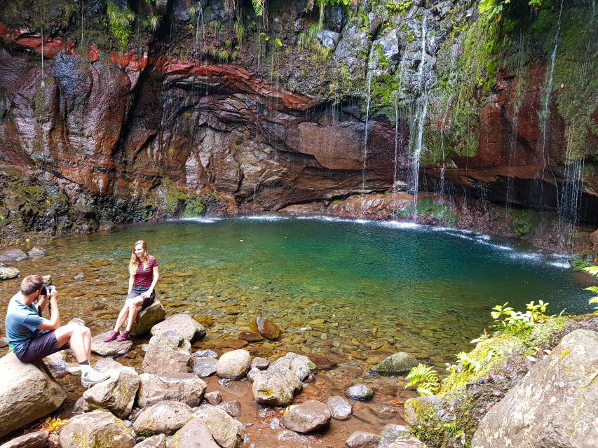 Small Group Walks Rabaçal 25 Fontes - The 25 springs lagoon and waterfall: the payoff you came for