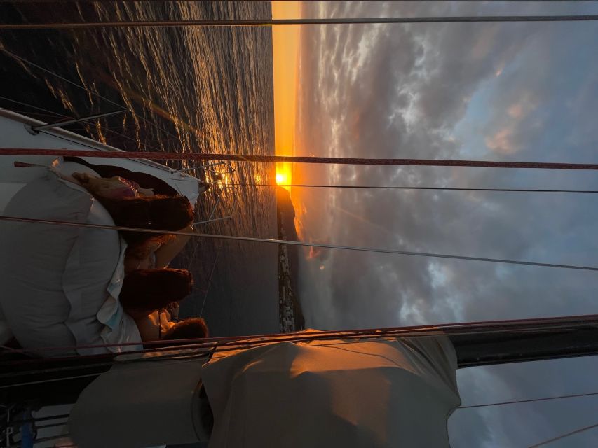 Sunset on a sailing boat - Madeira’s sunset, timed for real relaxation