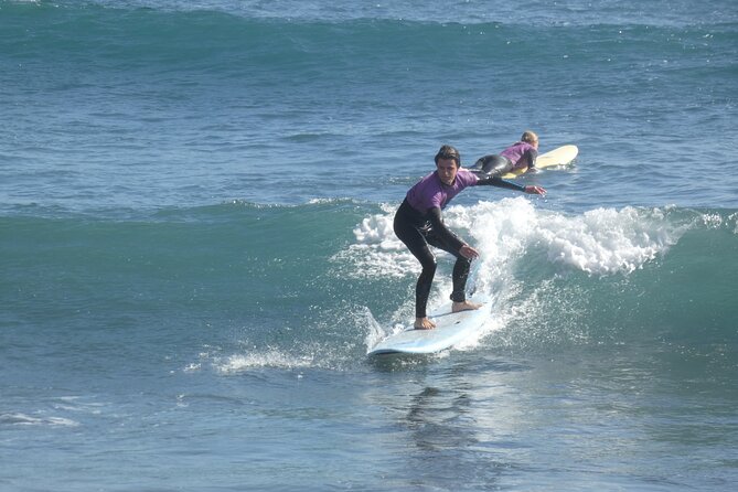 Surf Lessons Tailored to Your Skill Level in Madeira - Alagoa Beach start: quick briefing, gear-up, then technique prep