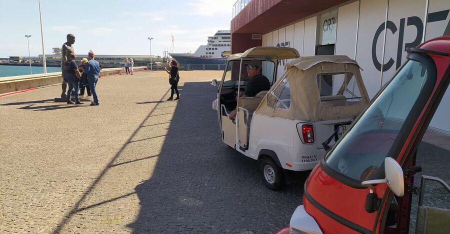 Tuk Tuk Funchal CR7 - Madeira Island - The name detail that adds real meaning, Ronaldo after Ronald Reagan