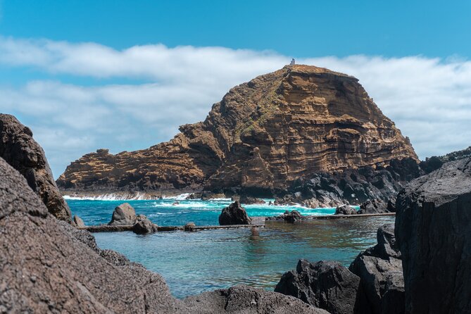 West 4x4 Experience: Skywalk, Porto Moniz Pools and Fanal Forest - Volcanic pools at Poca das Lesmas: swimming without the crowds
