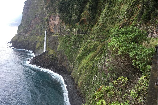 West Madeira 4x4 Tour with Local Guide - The natural “car wash” waterfall moment you will remember